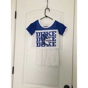 5th & Ocean Girls Jersey with Attached Tank Top Duke Blue Devils Size 12